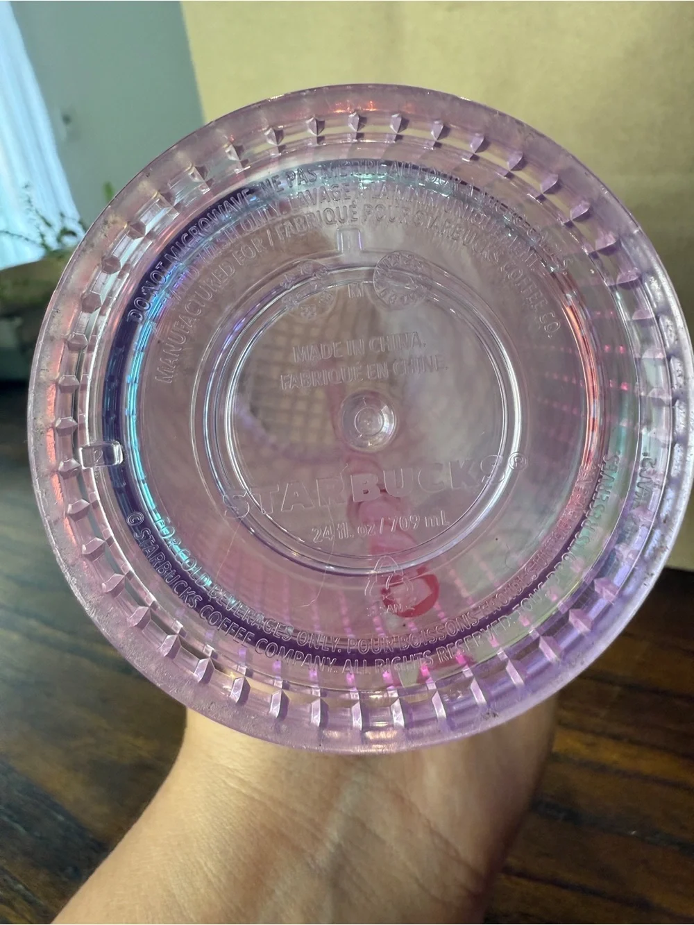 Starbucks Iridescent Lavender Studded Tumbler with Straw